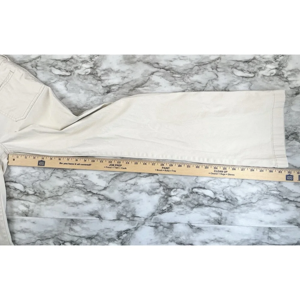 Hollister Y2K Chino Pants Women's 7‎ Low Rise Slit Pockets Coastal Wide Leg